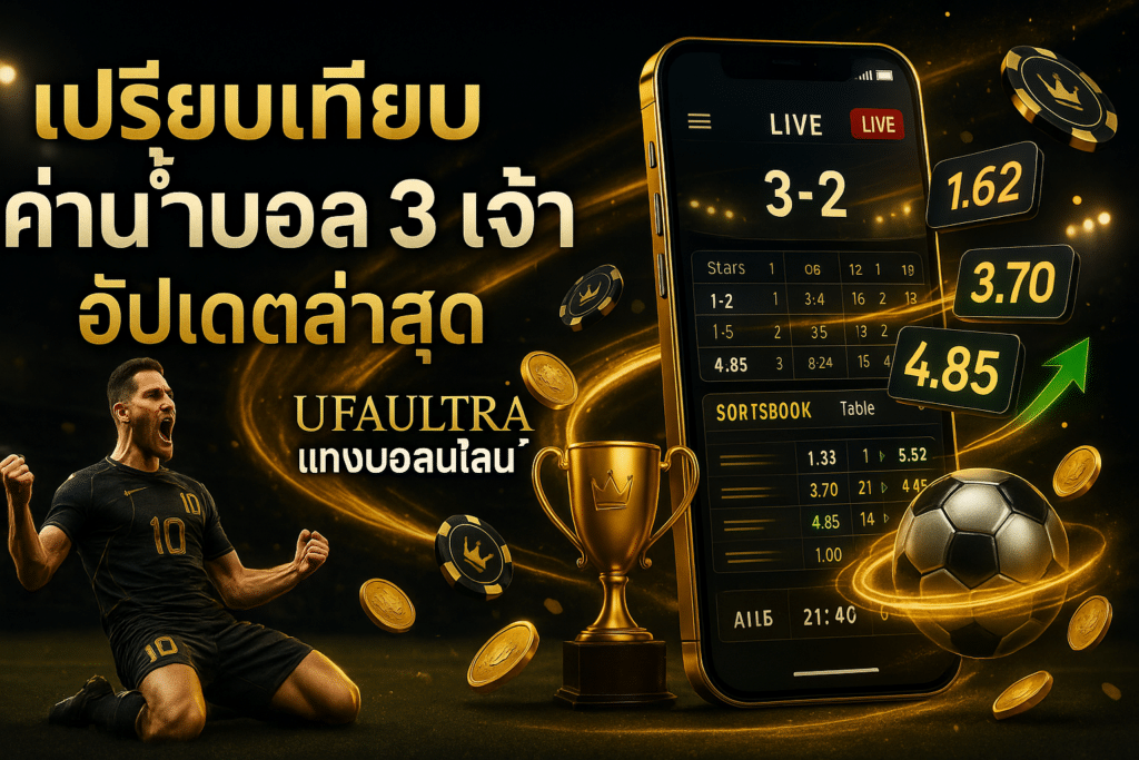 เปรียบเทียบ ค่าน้ำบอล
