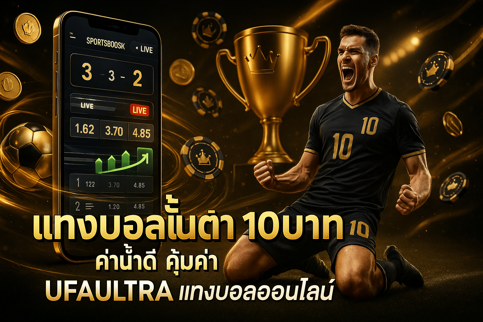 แทงบอลขั้นต่ำ 10บาท