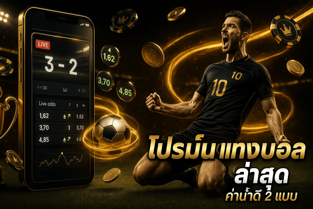 โปรโมชั่น แทงบอล ล่าสุด
