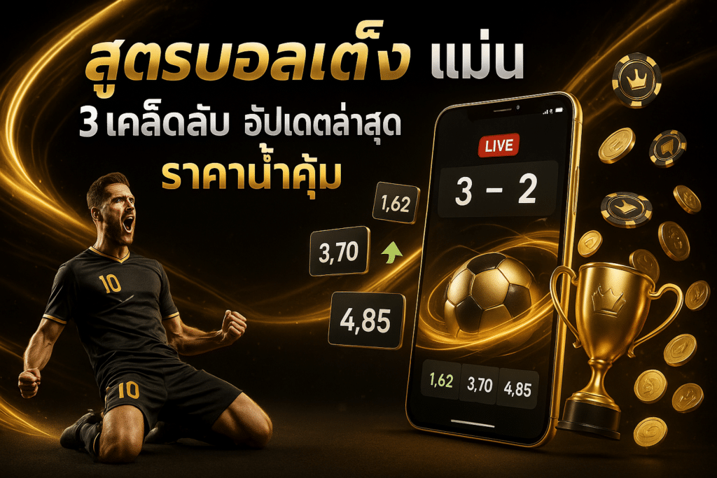 สูตรบอลเต็ง แม่น