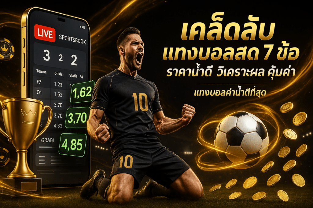 เคล็ดลับ แทงบอลสด