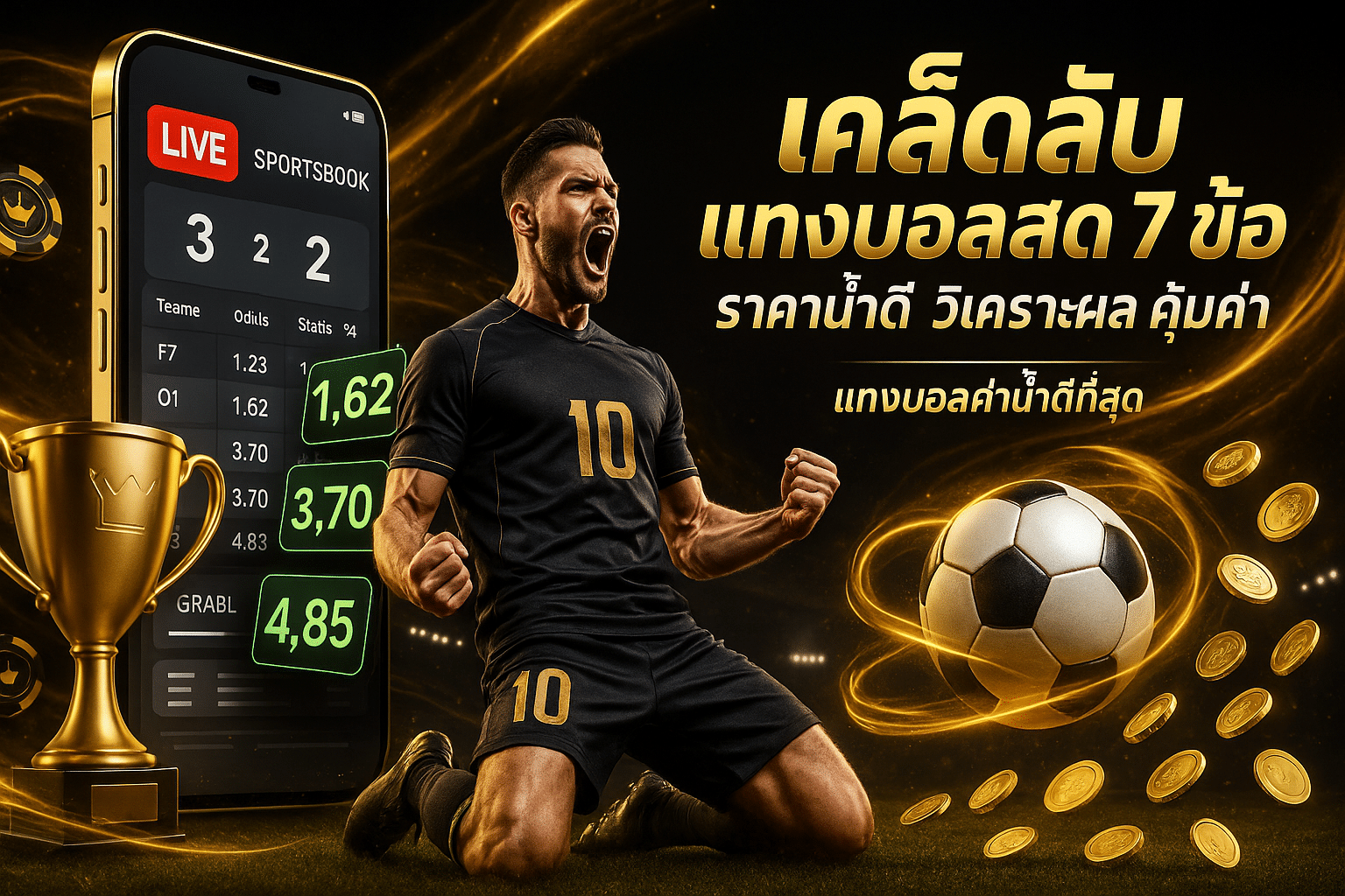 เคล็ดลับ แทงบอลสด